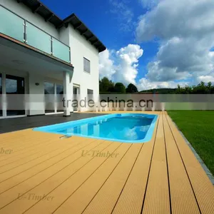 UV-protect WPC Decking Flooring for Outdoor Water-proof and Anti-slip thumbnail-6
