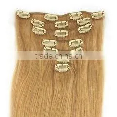 100% Human Remy Clip-in Hair Extensions Sample Order Welcomed,christmas Gift thumbnail-1