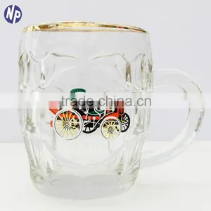 500ml Beer Glass Mug With Printed Logo thumbnail-3