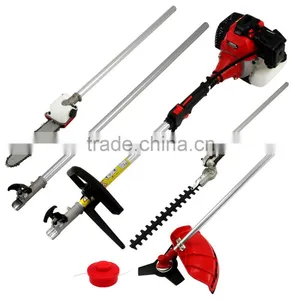 Garden Hedge Trimmer 5 in 1 Petrol Strimmer Chainsaw Brushcutter Multi Tool 52cc thumbnail-2