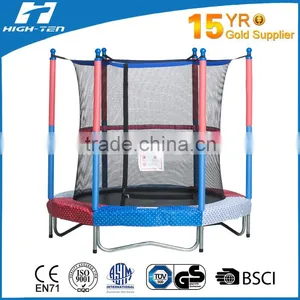 55'' Mini Trampoline With Enclosure thumbnail-1