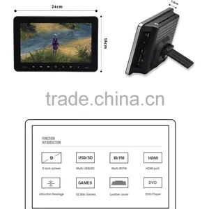 9' Headrest TFT LCD Car DVD Player,universal Car Stereo thumbnail-5