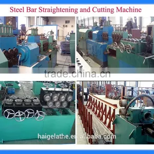 Automatic Steel Wire / Coil Rod Straightening and Cutting Machine thumbnail-1