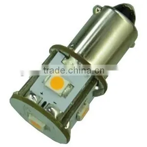 12V DC White Light 2835 5SMD AUTO BA9S LED Bulbs Signal Lights thumbnail-1