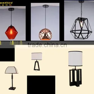 Chinese American Style Modern Desk Light White Table Lamp For Restaurant Or Hotel RT6006 thumbnail-4