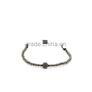 2016 Wholesale Fashion Gold Beaded Bracelet,cotton Bracelet With Lucky Beads Bracelet thumbnail-2