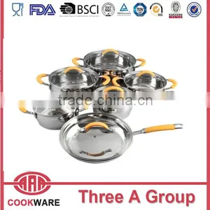 12Pcs Silicon High Quality Stainless Steel Kitchenware Set thumbnail-1