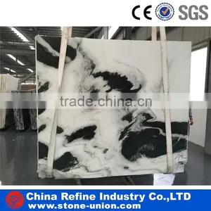 Chinese Panda White Marble Slabs for Wall Decoration thumbnail-2
