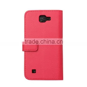 MMT Luxury Litchi Grain Wallet Leather Flip Case for LG K4 Photo Frame Holder PU Leather Case With Card Slot for LG K4 thumbnail-3