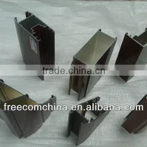 Different Shape and Size Wood Grain Aluminium Extrusion Profiles thumbnail-1