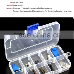 LA921218 10grid Transparent Tool Case Work Bin thumbnail-1