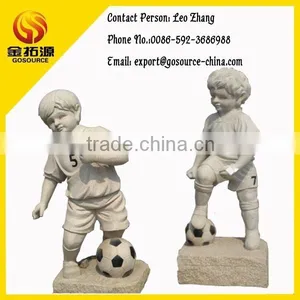 Life Size Football Boy Statue thumbnail-1