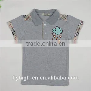 100% Cotton Soft Kid Polo t Shirt Wholesale in China Supplier thumbnail-1