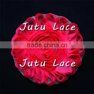 Fashion Costume Decoration Flower/ 4 Inch Sabby Rose Trim Flower/hair Accessories thumbnail-4