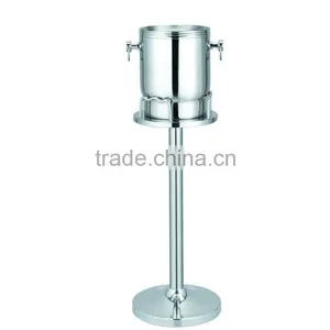 Unique Stainless Steel Ice Bucket With Stand thumbnail-2