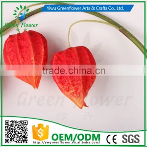 Greenflower 2016 Wholesale Real Touch Latex PU Lantern Fruit China Artificial Flowers Rose for Wedding Decoration thumbnail-5