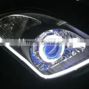 30cm 45cm 60cm 85cm Dual Color Yellow White Auto Flexible Led Drl Daytime Running Light thumbnail-6