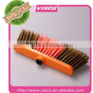 Plastic Broom With Pvc Coated Wooden Broom Handle,VA114 thumbnail-2