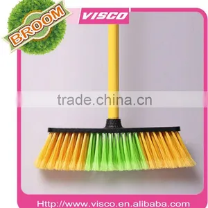 Bright Color Heavy Duty Plastic Broom,NO15B thumbnail-2