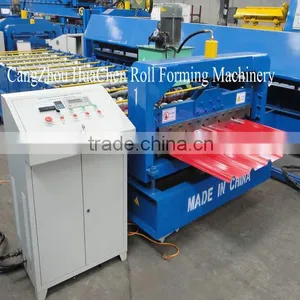 China Galvanized Colored Steel Tile Rolling Mill for Tiles Manufacturing Machinery thumbnail-5