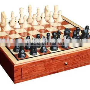 Promotion Wooden Chess Set With Drawer thumbnail-1