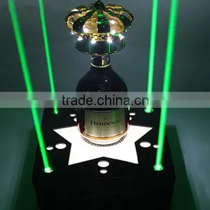 Light up Design Laser Wine Stopper Display Holder for Bar thumbnail-1