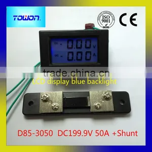 LCD 199.9V & DC50A Amp Volt Combo Meter With Shunt , Power Supply AC220V thumbnail-1
