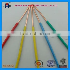 600V Single Core Cu/pvc 600v Insulated Pvc Copper Strand TW THW Cable Wire thumbnail-6