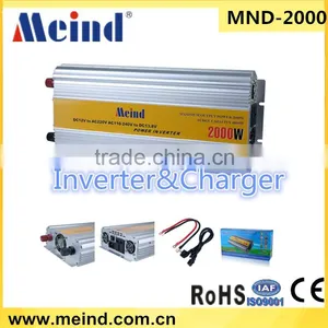 Solar Power Inverter 2000W DC 12V/24V/48V to AC 220V/110V/100V Built in Charger thumbnail-1