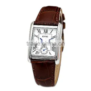 Best Selling EYKI Brand Wrist Watch Couple High Grade Leather Hand Clock Unisex thumbnail-1