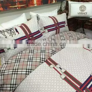 Wholesale Reactive Print Cotton Twill Peach Bedding Set thumbnail-2