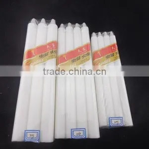 Household White Candle/ Thin Pillar White Wax Candle for Daily Lighting/ Pure White Paraffin Wax Candles 8g-90g thumbnail-1