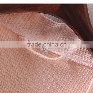 New 2016 Plus Size Waffle Cotton Male Bathrobes Men Pajamas With Belt Mat Braid Elegant Bathroom Spa Men Robe thumbnail-3