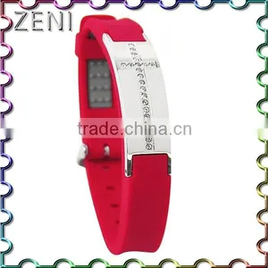 Good Popular Creative Silicone 316L Stainless Steel Energy Bracelet thumbnail-3
