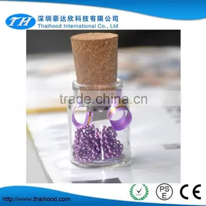 Functional and Lovely Wishing Bottle Glass Usb Flash Drive, Usb Flash Drive Gift Box thumbnail-5