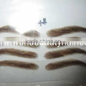 Eyebrow Handtied 100% Human Hair Eyebrow Man Style Woman Style Customzed Style Makeup Eyebrow thumbnail-1