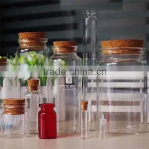 22mm Diameter Clear Glass Bottles With Cork thumbnail-5