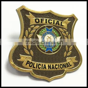 Police Oficial Hotsale 3D Soft Pvc Badge for Coat&hats thumbnail-1