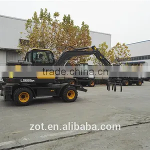 SDLG Made 6tons Wheel Excavator ZE906W Cheap for Exporting thumbnail-4