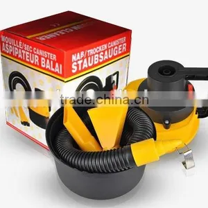 (WIN-602) Portable 12V Wet & Dry Canister Car Vacuum Cleaner Hose Inflation Pump DC Plug thumbnail-2
