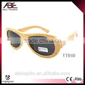 2016 Classic UV400 Lens New Design Bamboo Wooden Polarized Sunglasses Wholesale Eyewear Supplier's Choice thumbnail-1