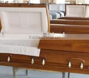 Pecan Veneer Casket thumbnail-1