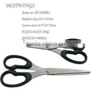 Plastic Grip Stainless Steel Scissors Design for Household thumbnail-1