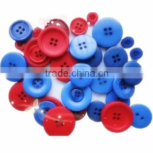 DIY Christmas Decorative Buttons, Decoration Round Resin Buttons thumbnail-1