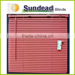 25 mm PVC Venetain Blinds Hot Sales Bathroom Blinds Pvc Vinyl Blind 1'' Mini Blinds thumbnail-6