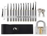 New Goso 15 Pieces Locksmith Tool for Car Lock Picking Tools Set thumbnail-1