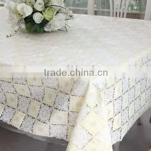 Vinyl Lace Table Cloth,plastic Square Tablecloths thumbnail-1