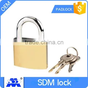 Iron Padlock Plated Golden Color Padlock thumbnail-1