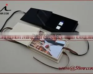 Foldable Fabric Special Paper USB Photo Packaging Gift Box thumbnail-3