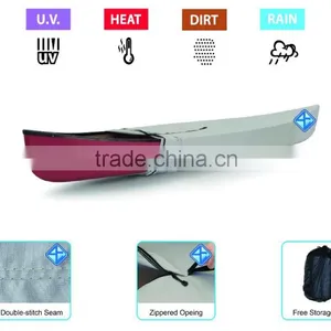 Gray/Blue/Burgundy Sale 3 Mil Poly Plastic Kayak Boat Canoe Cover thumbnail-1